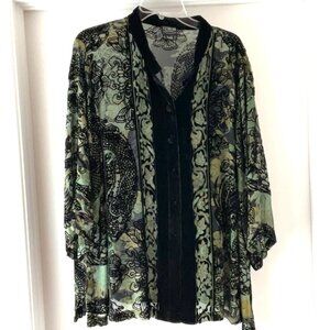 Citron Santa Monica Green and Black Jacket